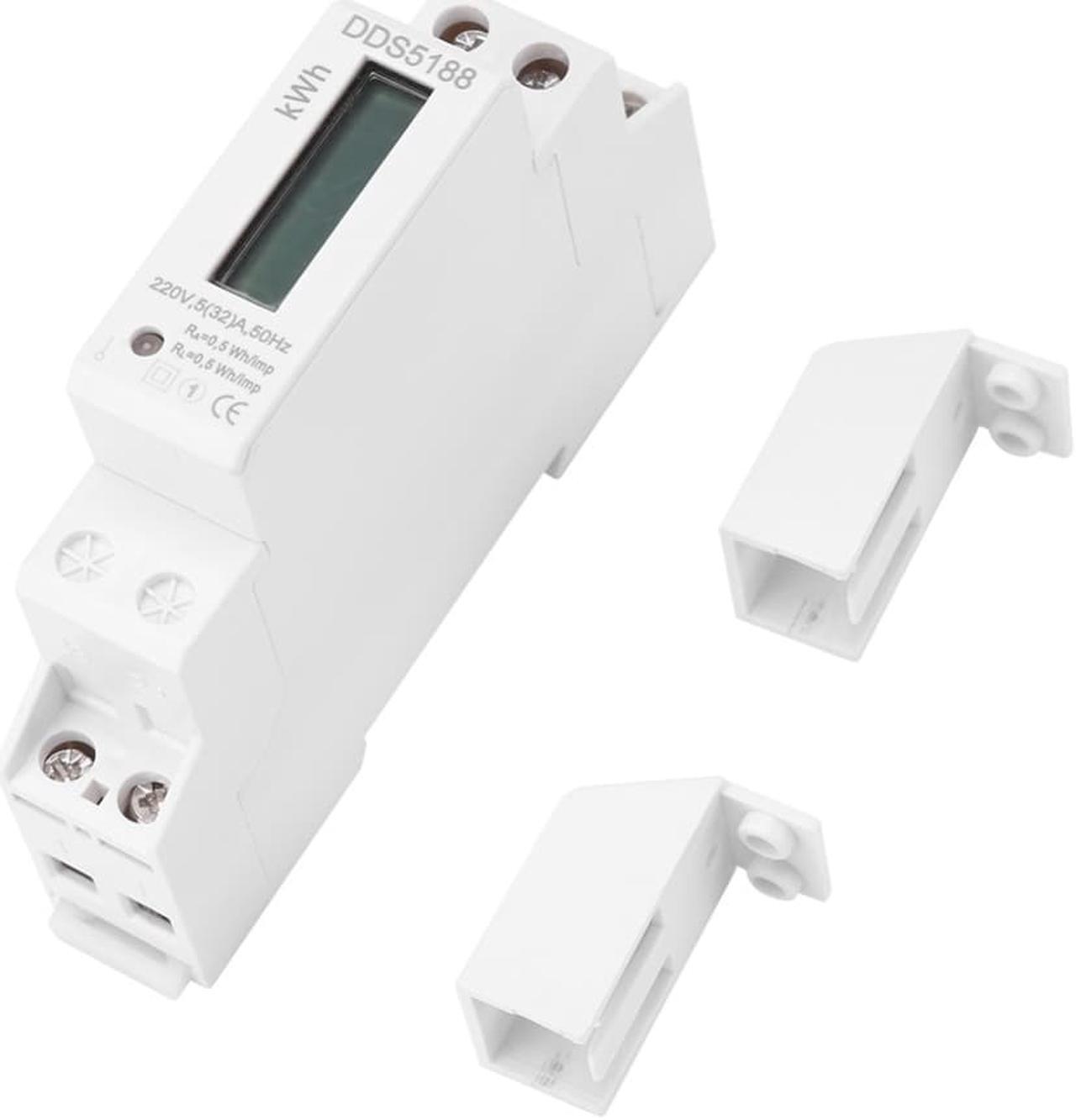 Main image of Newstyle Din-rail Energy Meter Digital Single Phase Electric Meter 220V 5-32A Electronic KWh Meter High Accuracy Measuring Tool