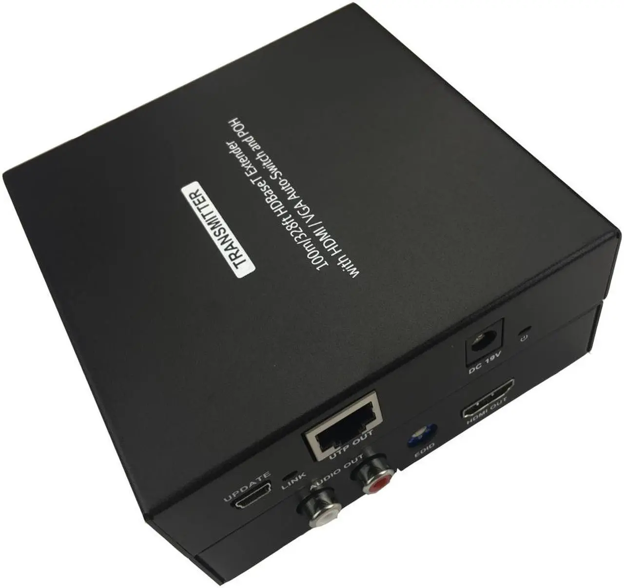 Alt view image 2 of 5 - HDMI Extender Kit 100M 2-in-1 HDMI VGA to HDMI Extender Scaler with Audio POH HDCP