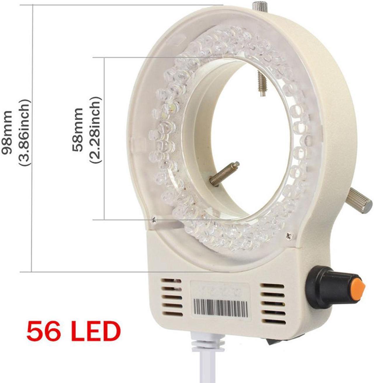 Alt view image 4 of 7 - NEW 2K 1080P HDMI Measurement Video Microscope Camera U Disk Storage Video Recorder & Adjustable 56-LED Microscope Lamp & 180X C-Mount Lens For Phone PCB Soldering