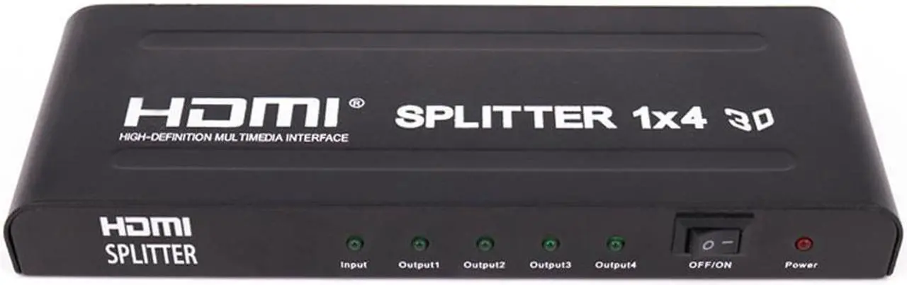Main image of HD HDMI Distributor One Sub Four Video Splitter HDMI One In Four Out 3D 1 in 4 Out Frequency Divider