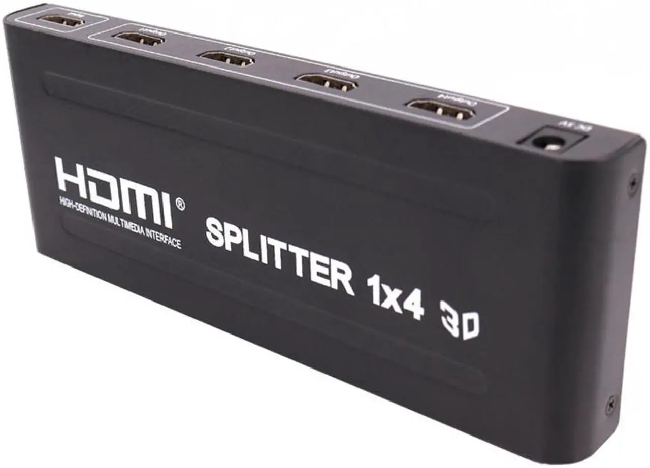 Alt view image 2 of 7 - HD HDMI Distributor One Sub Four Video Splitter HDMI One In Four Out 3D 1 in 4 Out Frequency Divider