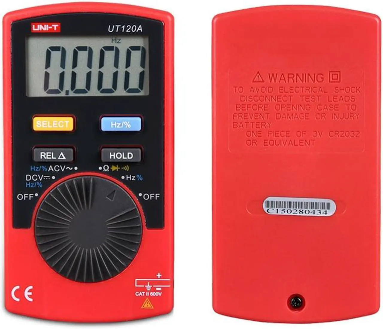 Alt view image 5 of 7 - UNI-T UT120A Pocket Size Stype Digital Multimeter Frequency Diode Auto Range Easy Carry