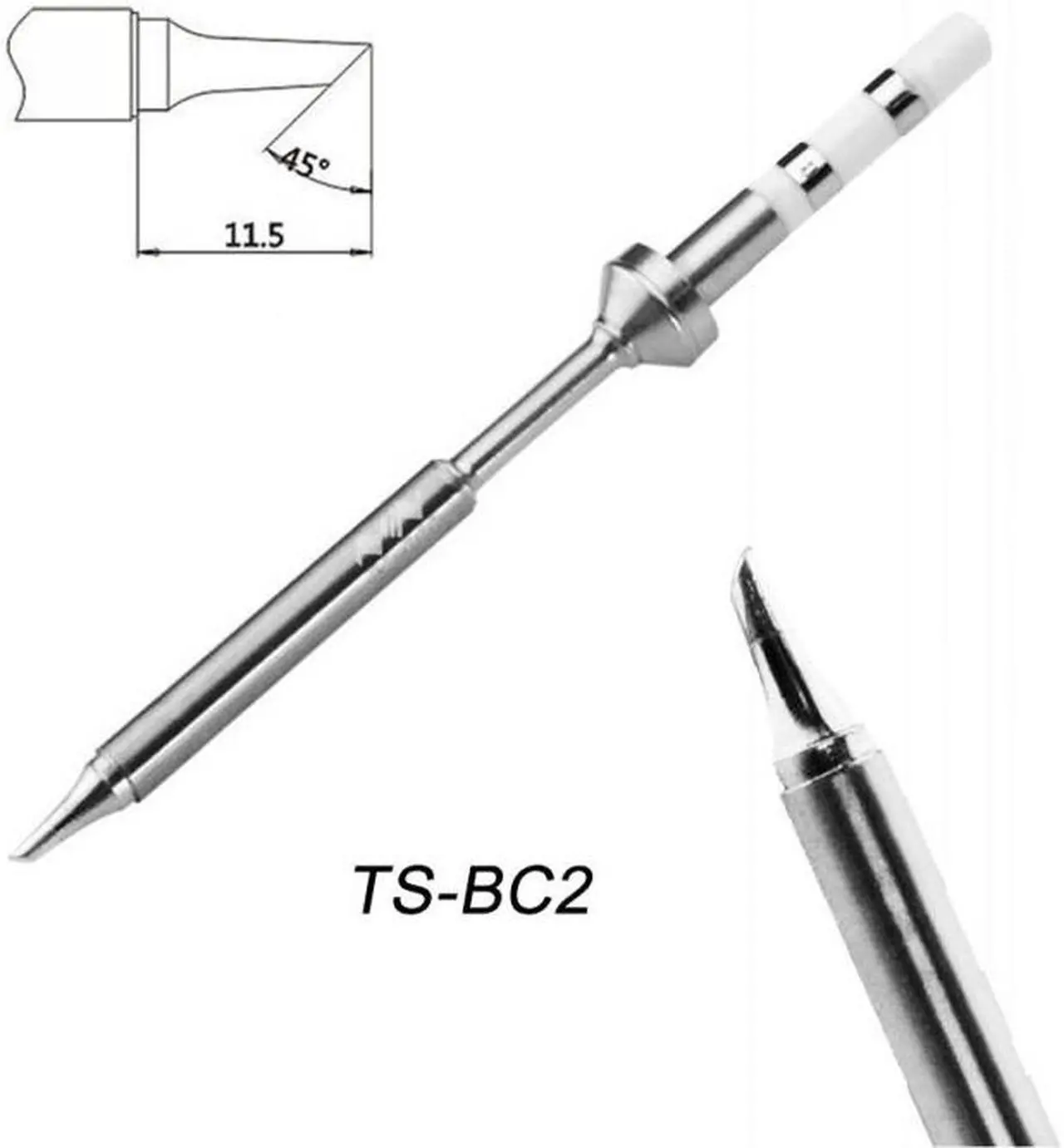 Alt view image 2 of 2 - Replacement Soldering Iron Tips For TS100 TS-BC2 Soldering Iron Iron Soldering Accessory