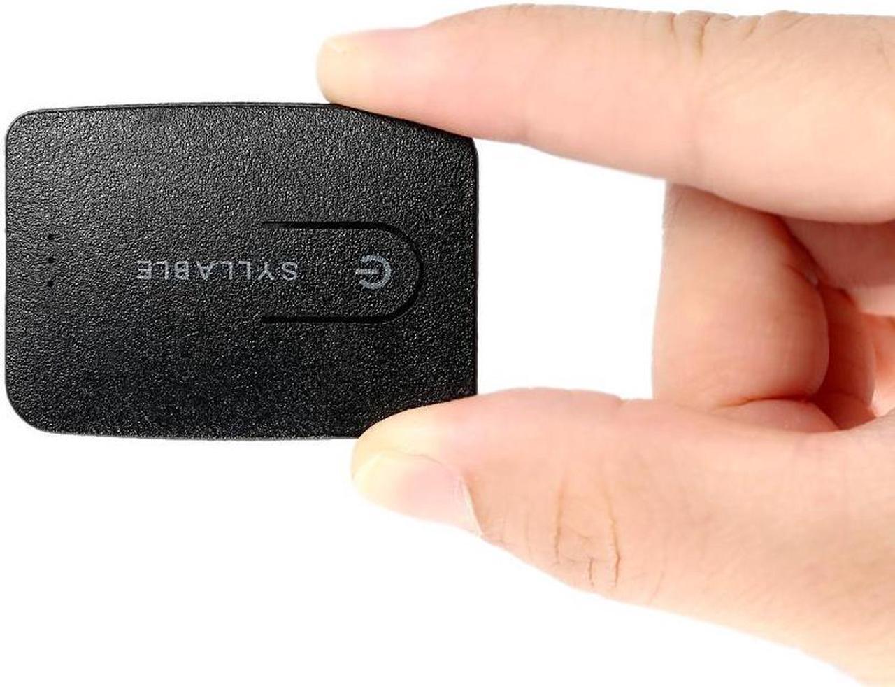 Alt view image 4 of 7 - Syllable E3 Wireless Bluetooth Audio Transmitter Stereo Bluetooth 4.0 Music Transmitter Support Connecting Bluetooth Headphones to Non-Bluetooth Source for 3.5mm Aux Cable USB Audio Devices