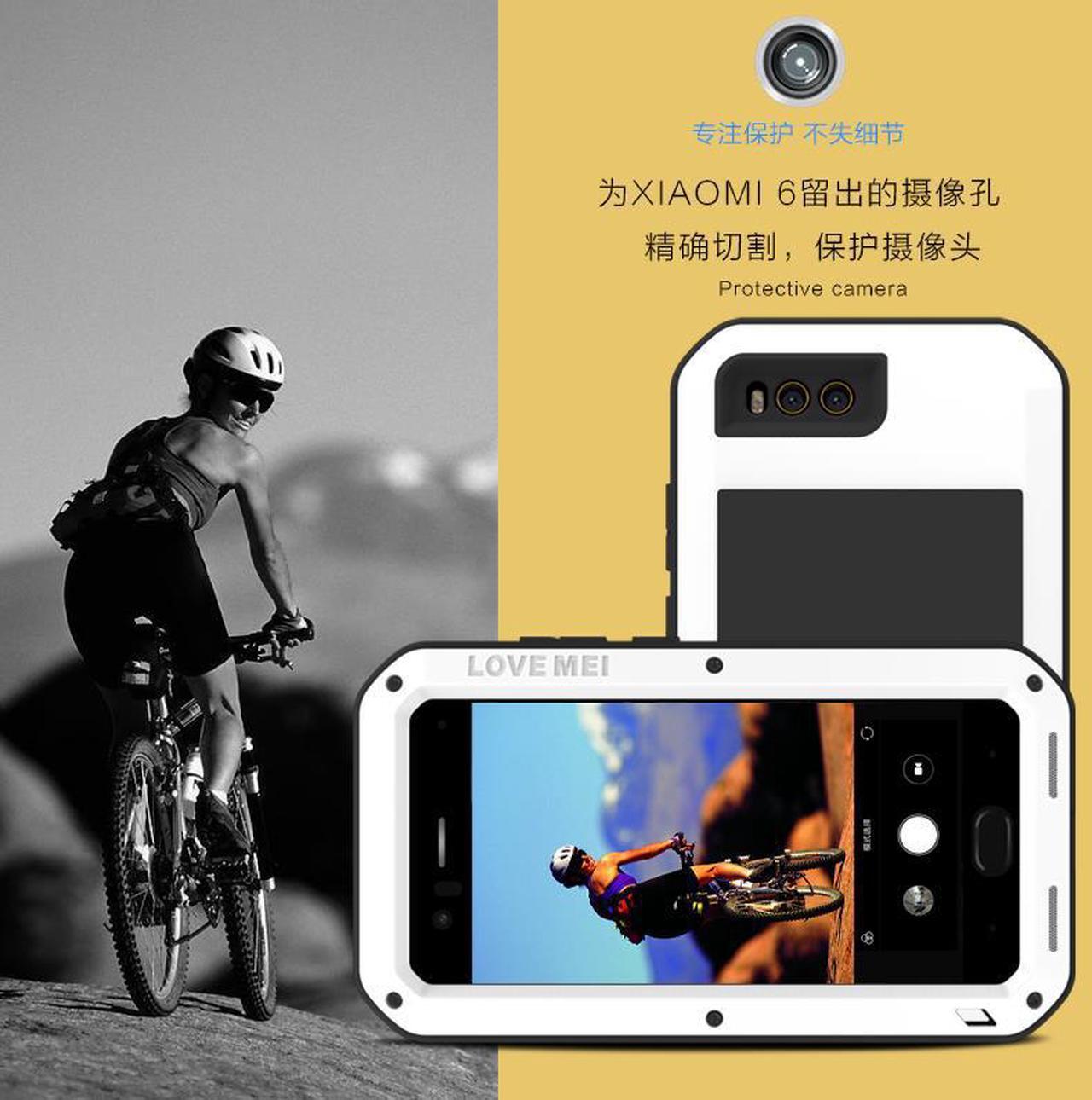 Alt view image 3 of 3 - Love Mei Shockproof Waterproof Metal Aluminum Case For  XIAOMI MI6 M602 - Silver