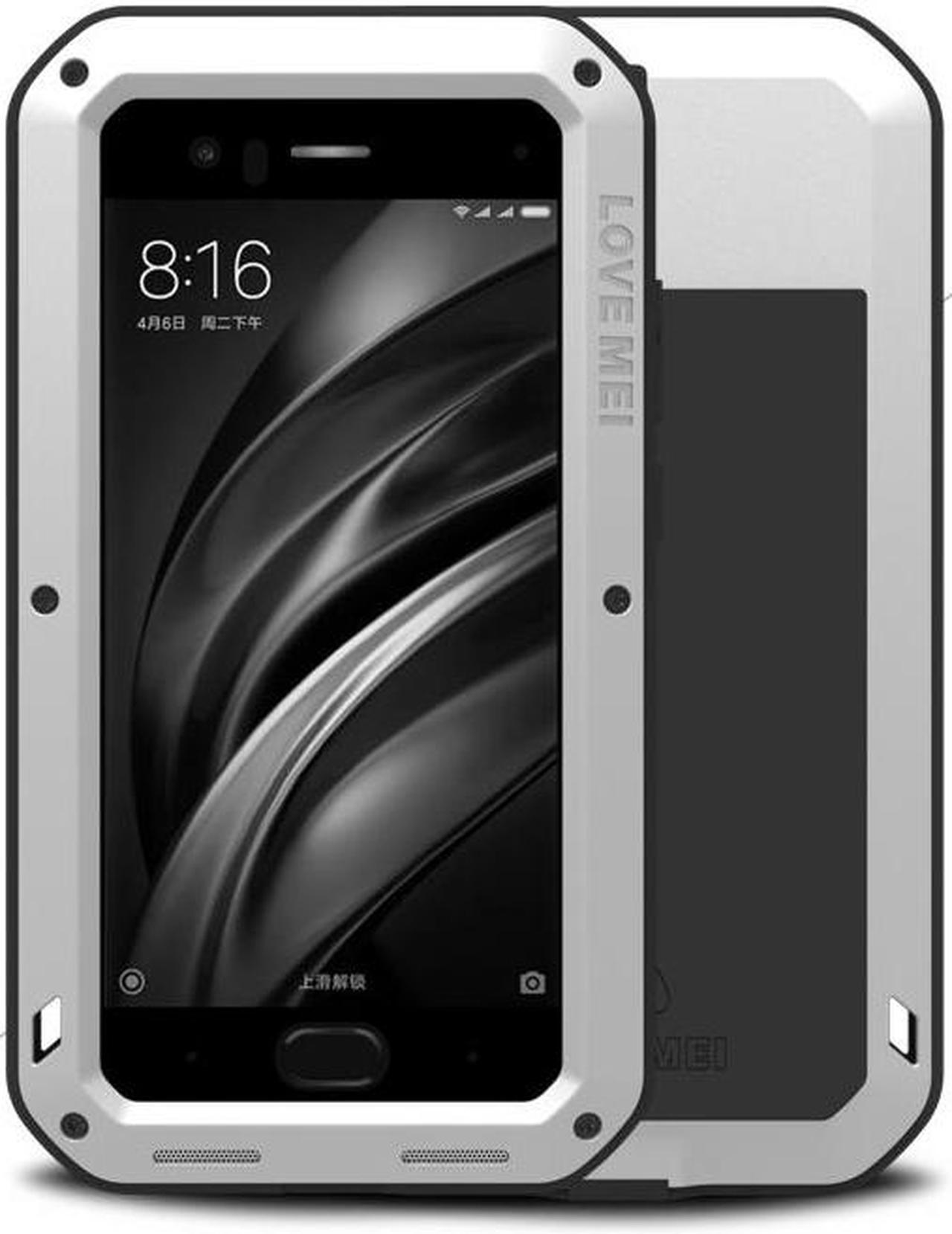 Main image of Love Mei Shockproof Waterproof Metal Aluminum Case For  XIAOMI MI6 M602 - Silver