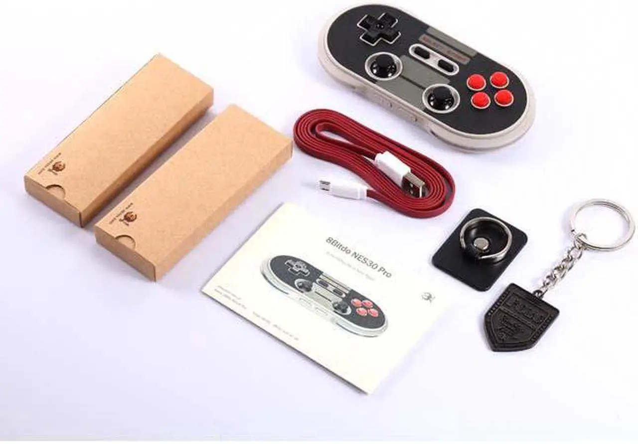 Alt view image 6 of 7 - 8Bitdo NES30 PRO Wireless Bluetooth Gamepad Controller Dual Classic Joystick Fidget Spinner for IOS, Android, Windows Mac OSX