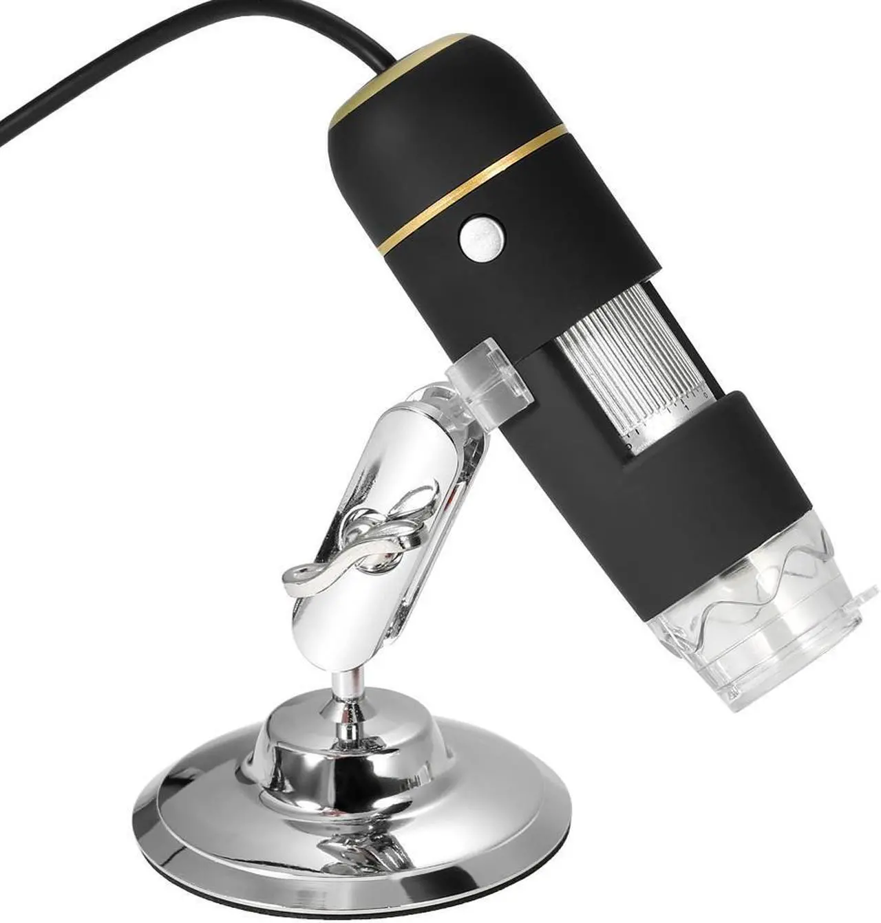 Alt view image 6 of 7 - 500X Magnification USB Digital Microscope with OTG Function Endoscope 8-LED Light 2.0MP HD Magnifying Glass Magnifier with Stand