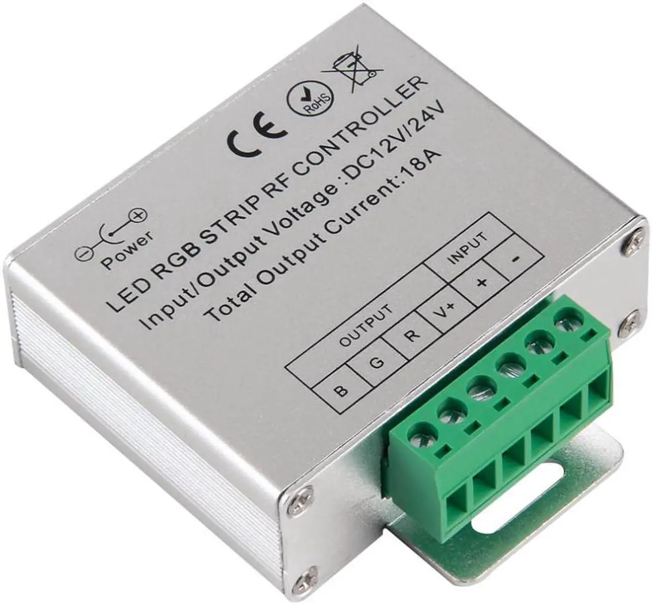 Alt view image 2 of 4 - RF Touch Panel Wireless Remote Controller For RGB Led Strip Light DC 12V/24V - Black