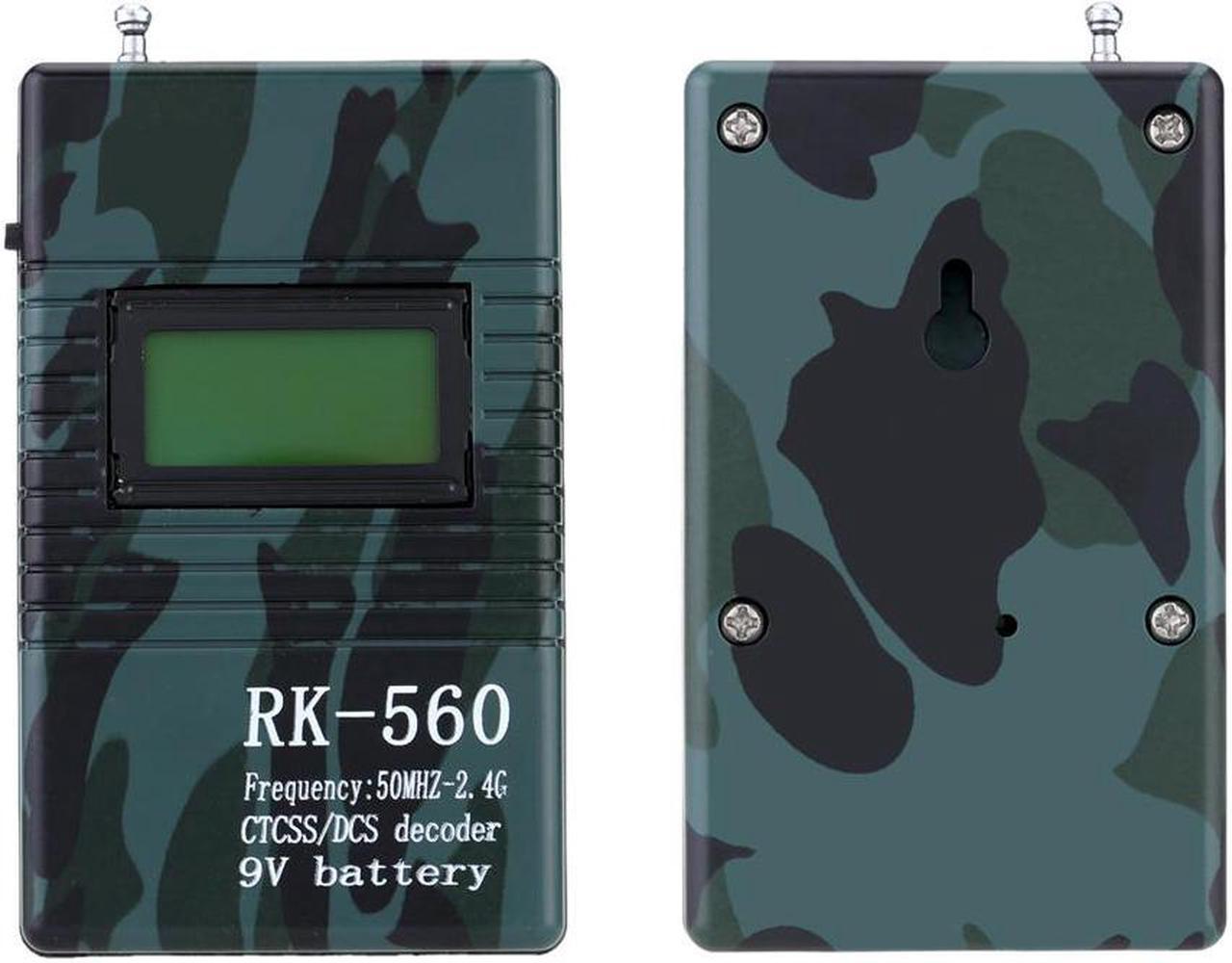 Alt view image 3 of 4 - Accurate RK560 50MHz-2.4GHz Portable Handheld Frequency Counter DCS CTCSS Radio Testing Frequency Meter Counter