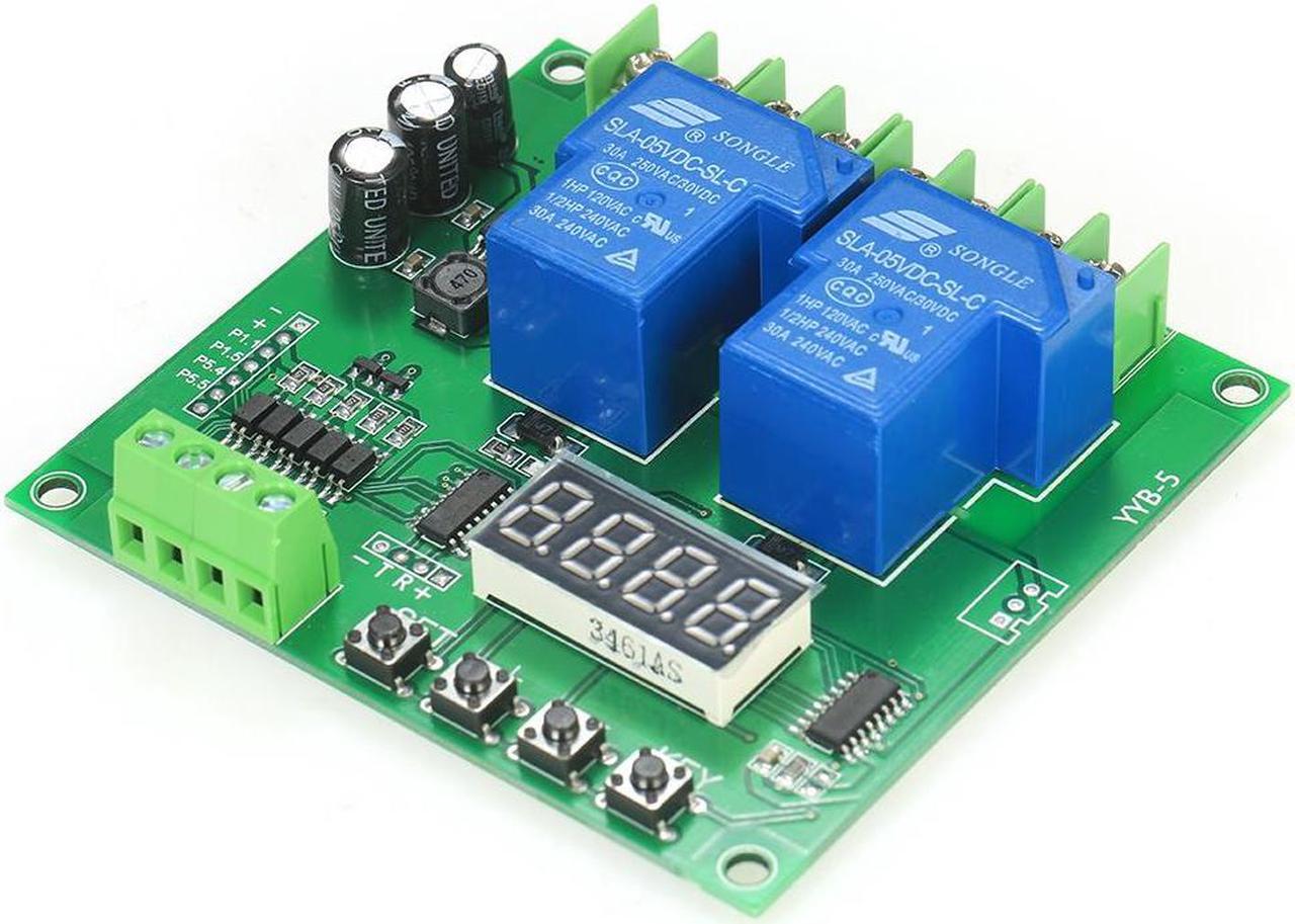 Alt view image 5 of 5 - 12V/24V 2-Channel Motor Driver Shield Board 30A LED Relay Module for Arduino Raspberry Pi