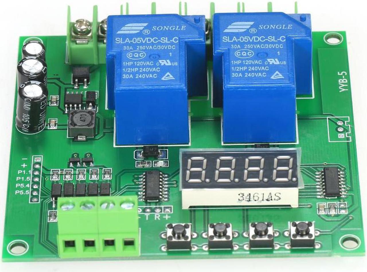 Alt view image 4 of 5 - 12V/24V 2-Channel Motor Driver Shield Board 30A LED Relay Module for Arduino Raspberry Pi