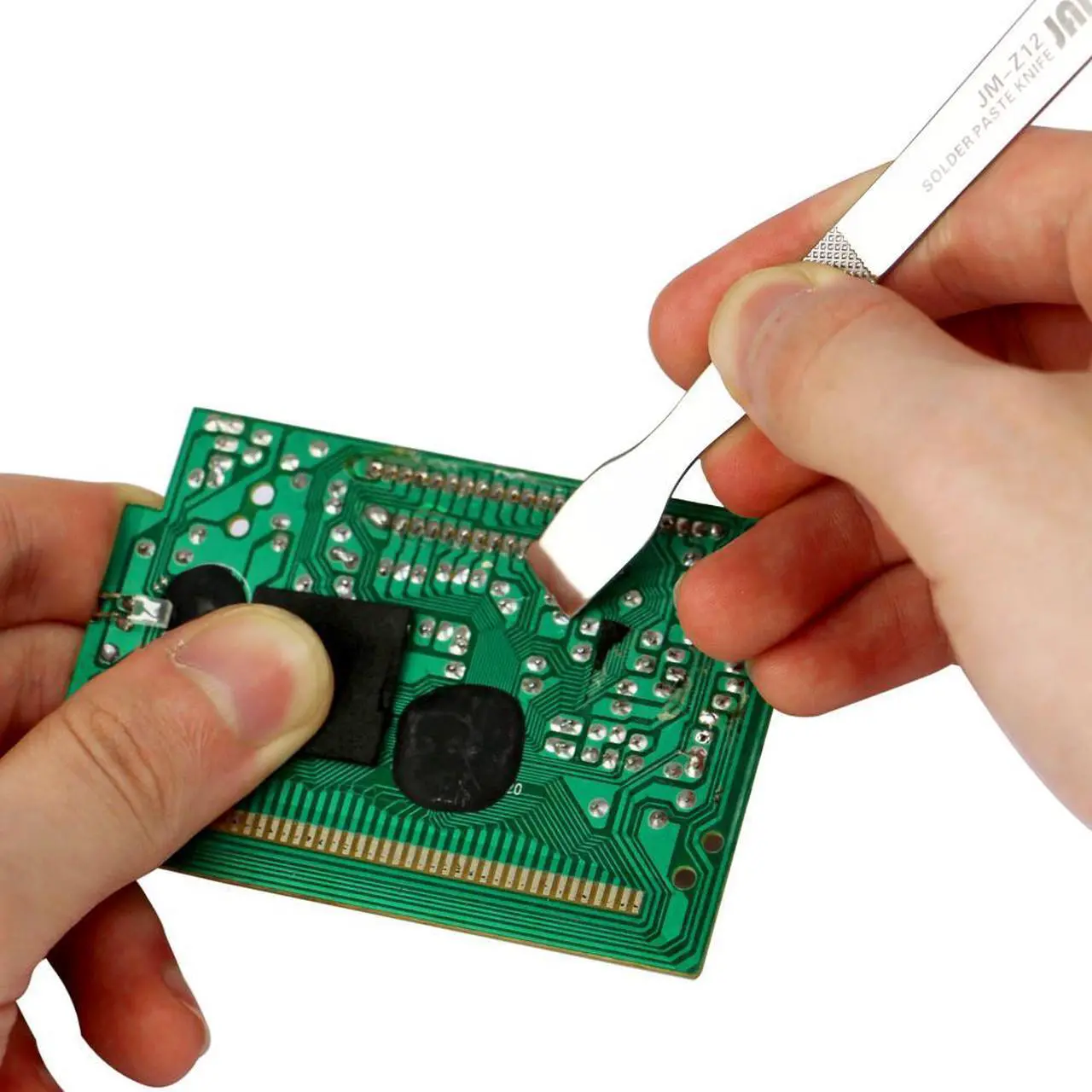 Alt view image 2 of 6 - JAKEMY Memory Metal Solder Knife Spudger Pry Open Repair Scraper Tin Scraping Mixing Knife Mobile Phone Repair Tools
