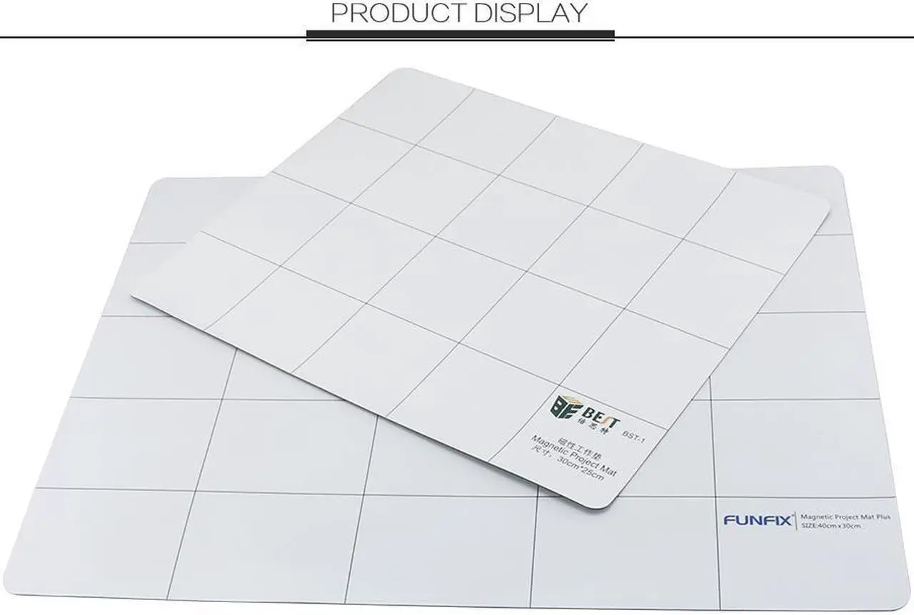 Alt view image 6 of 6 - White Heat Insulation Silicone Pad Maintenance Platform BGA Soldering Repair Station Hot Gun Partner - 40*30cm