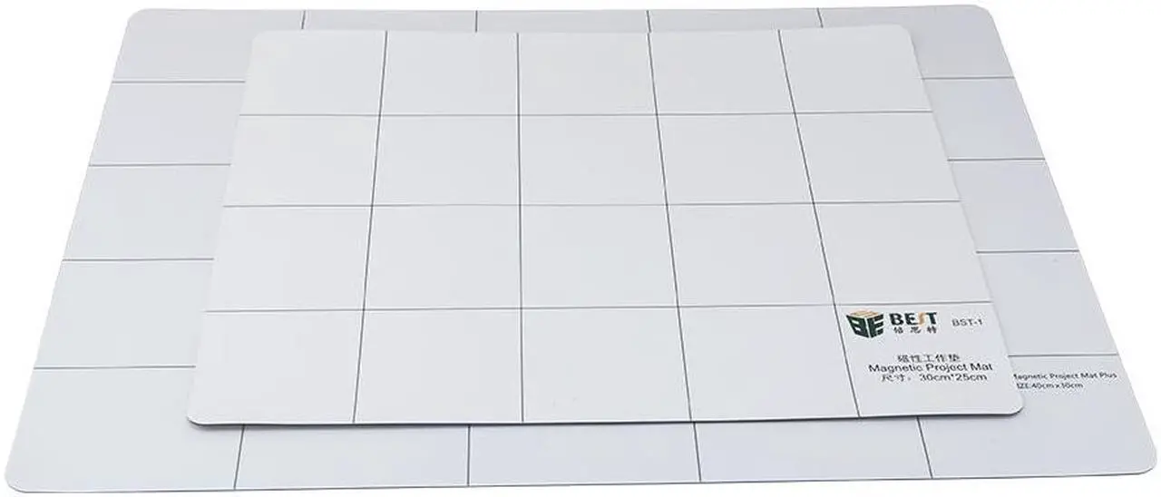 Alt view image 5 of 6 - White Heat Insulation Silicone Pad Maintenance Platform BGA Soldering Repair Station Hot Gun Partner - 40*30cm