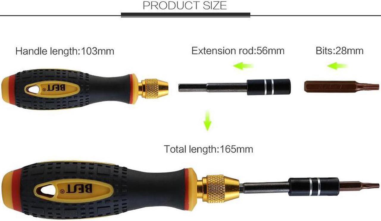 Alt view image 2 of 6 - BST-888B Strong Magnetic Precision Screwdriver Set for Computer Laptop Repairing