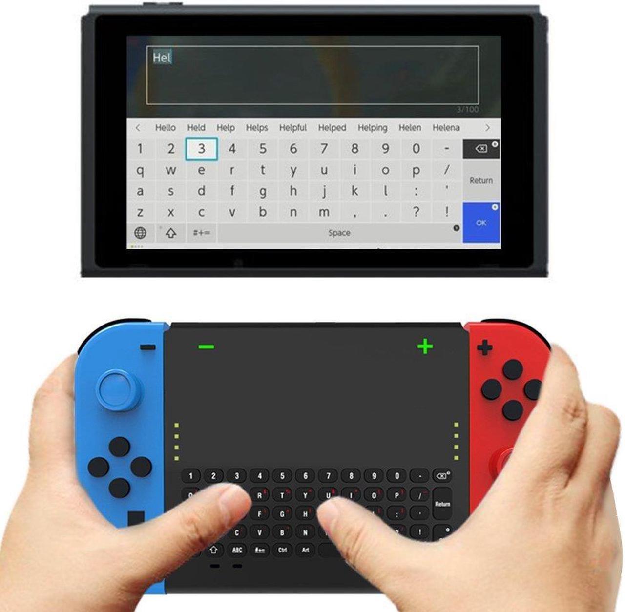 Alt view image 2 of 4 - 2.4G Mini Wireless Gaming Keyboard, Rechargeable Handheld Wireless Game Keyboard for Nintend Switch