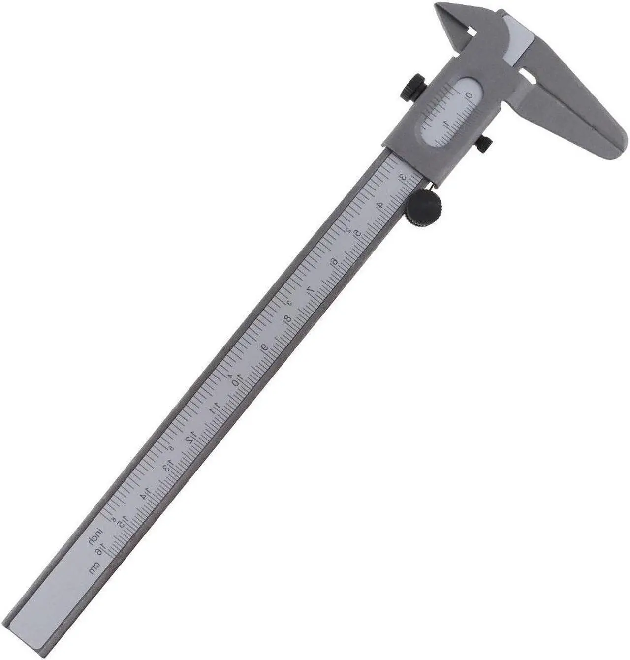 Main image of 160mm Mini Carbon Steel Vernier Caliper Ruler with 0.1mm / 0.063in Accuracy and Sliding Wheel for Measuring