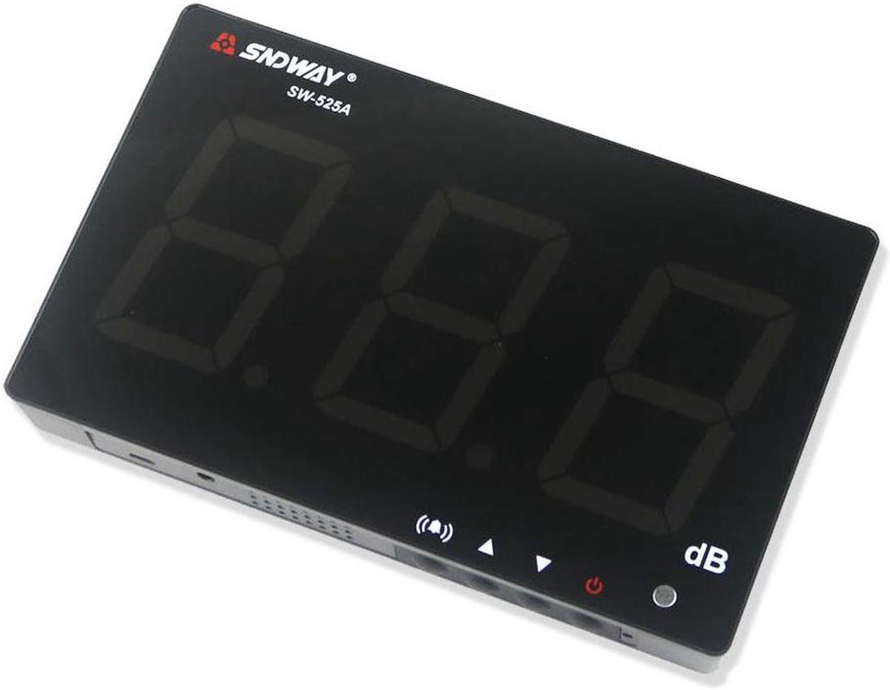 Main image of SNDWAY SW-525A Digital Sound level meter 30~130db large screen display Restaurant Bar Indoor/office/home Wall hanging type noise meter decibel