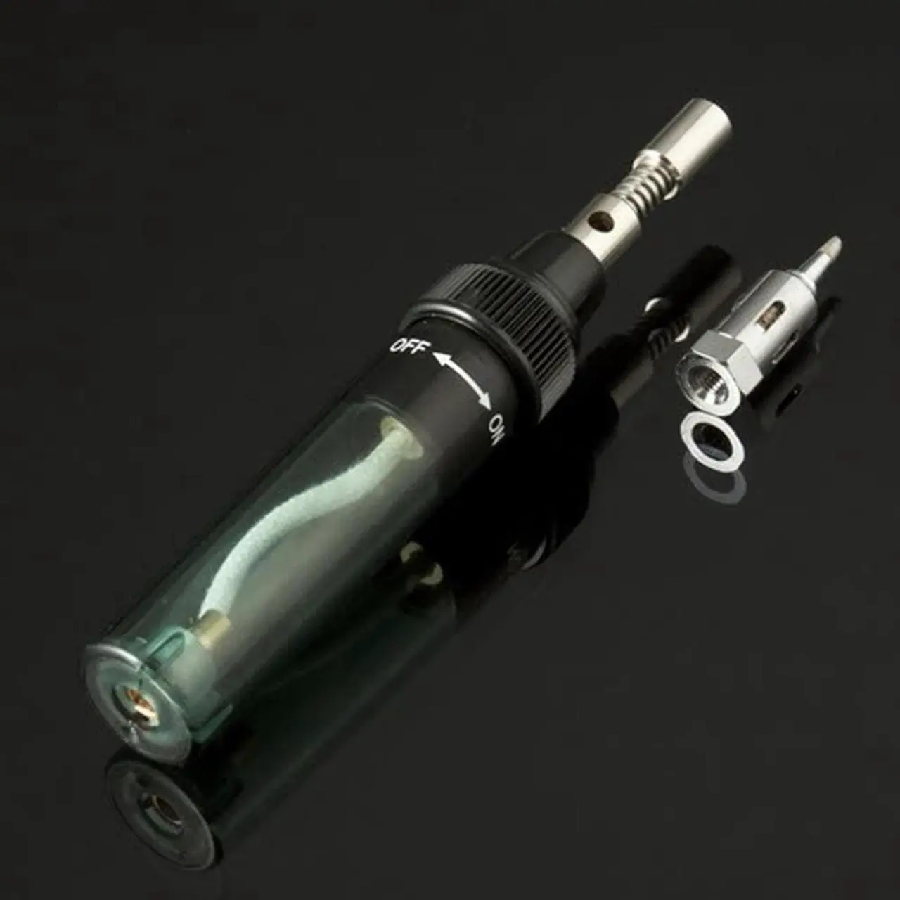 Alt view image 4 of 5 - DC 5V Electronics DIY MT-100 Tool Electric Gas Soldering Iron Gun Blow Torch Cordless Solder Iron Pen Tools