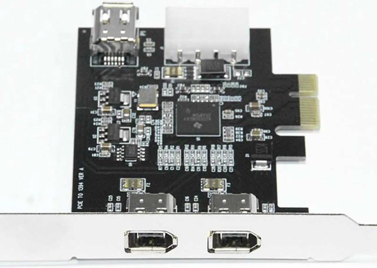 Alt view image 2 of 4 - PCIe 1394A Firewire Expansion Card With 1 Internal And 2 External Ports