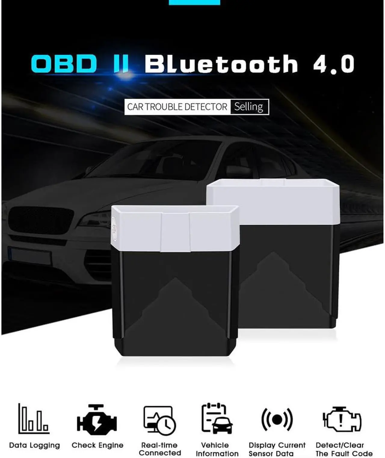Alt view image 3 of 7 - ELM327 V1.5 Without PIC18F25K80 WIFI / Bluetooth 4.0 Obd Obd2 Auto Code Readers ELM 327 For IOS/Android/PC