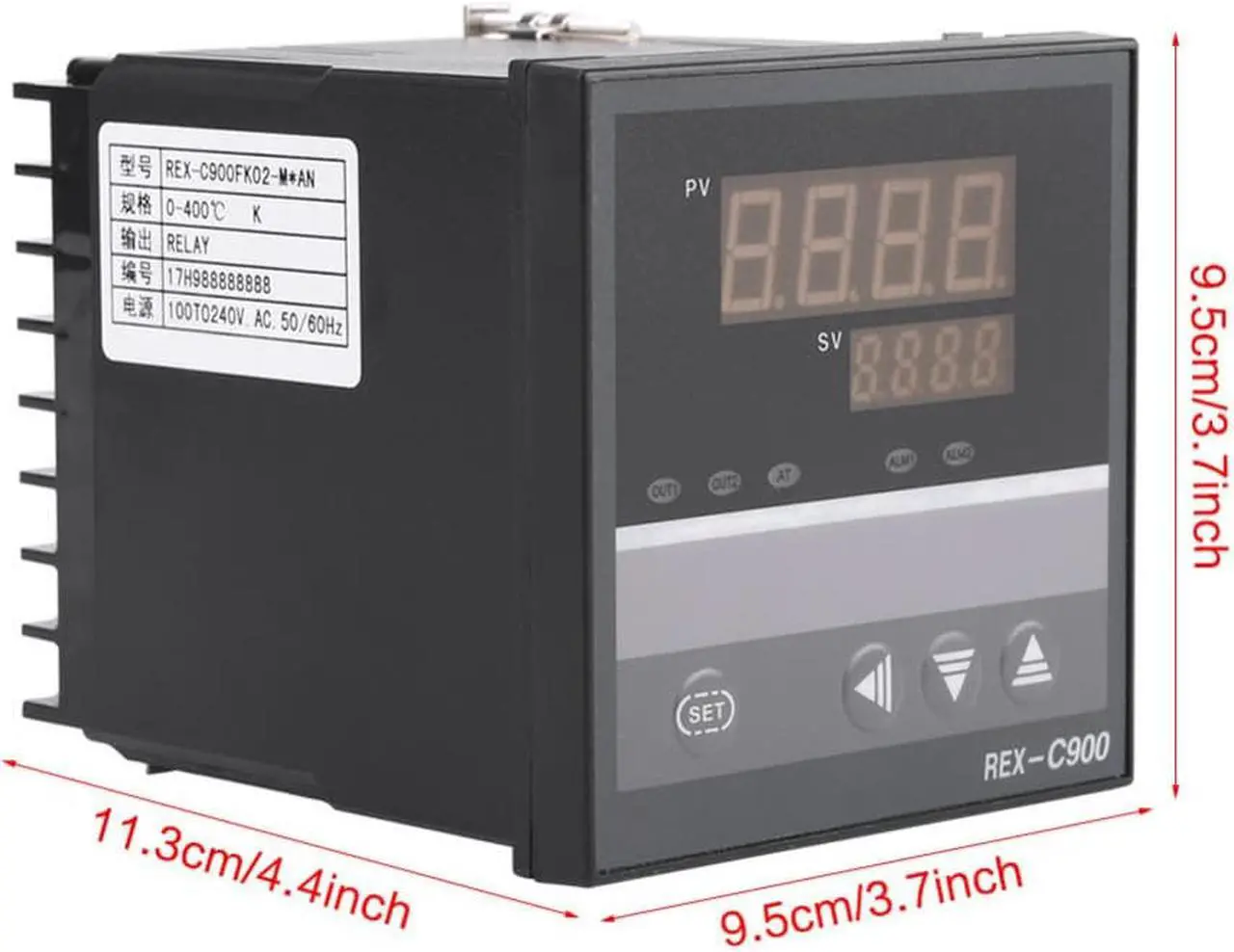 Alt view image 2 of 7 - Digital PID Temperature Controller Thermometer Relay Output AC100-240V