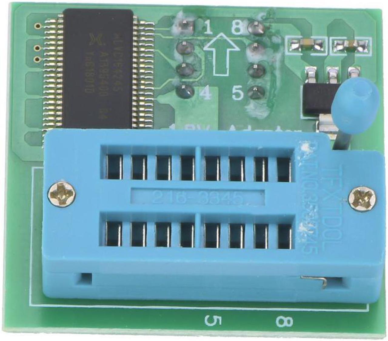 Alt view image 5 of 7 - 1.8V Adapter For Phone Motherboard SPI Flash SOP8 DIP8 W25 MX25 CH341 TL866CS Conversion for Mx25u5121e