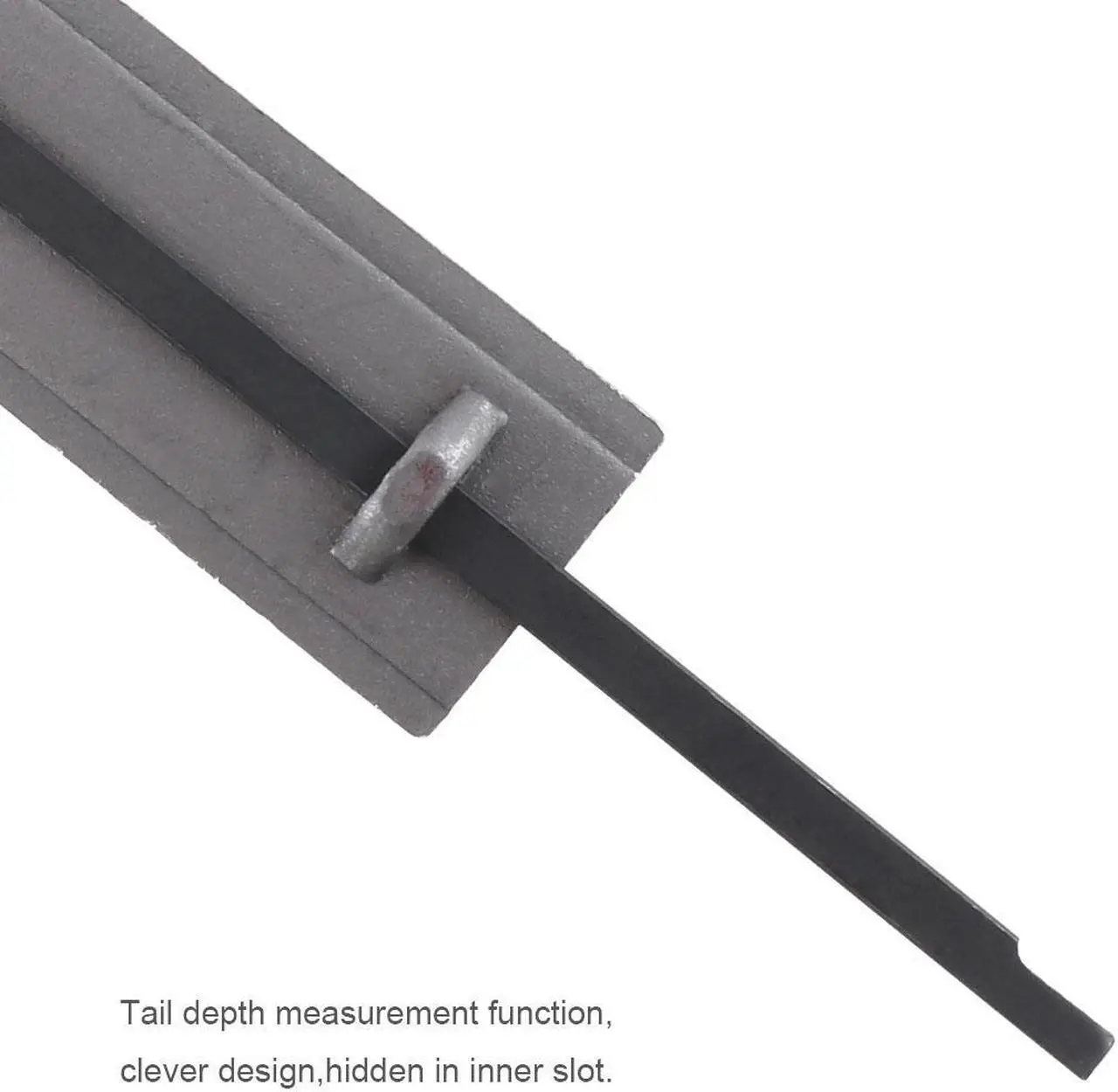 Alt view image 6 of 7 - 160mm Mini Carbon Steel Vernier Caliper Ruler with 0.1mm / 0.063in Accuracy and Sliding Wheel for Measuring