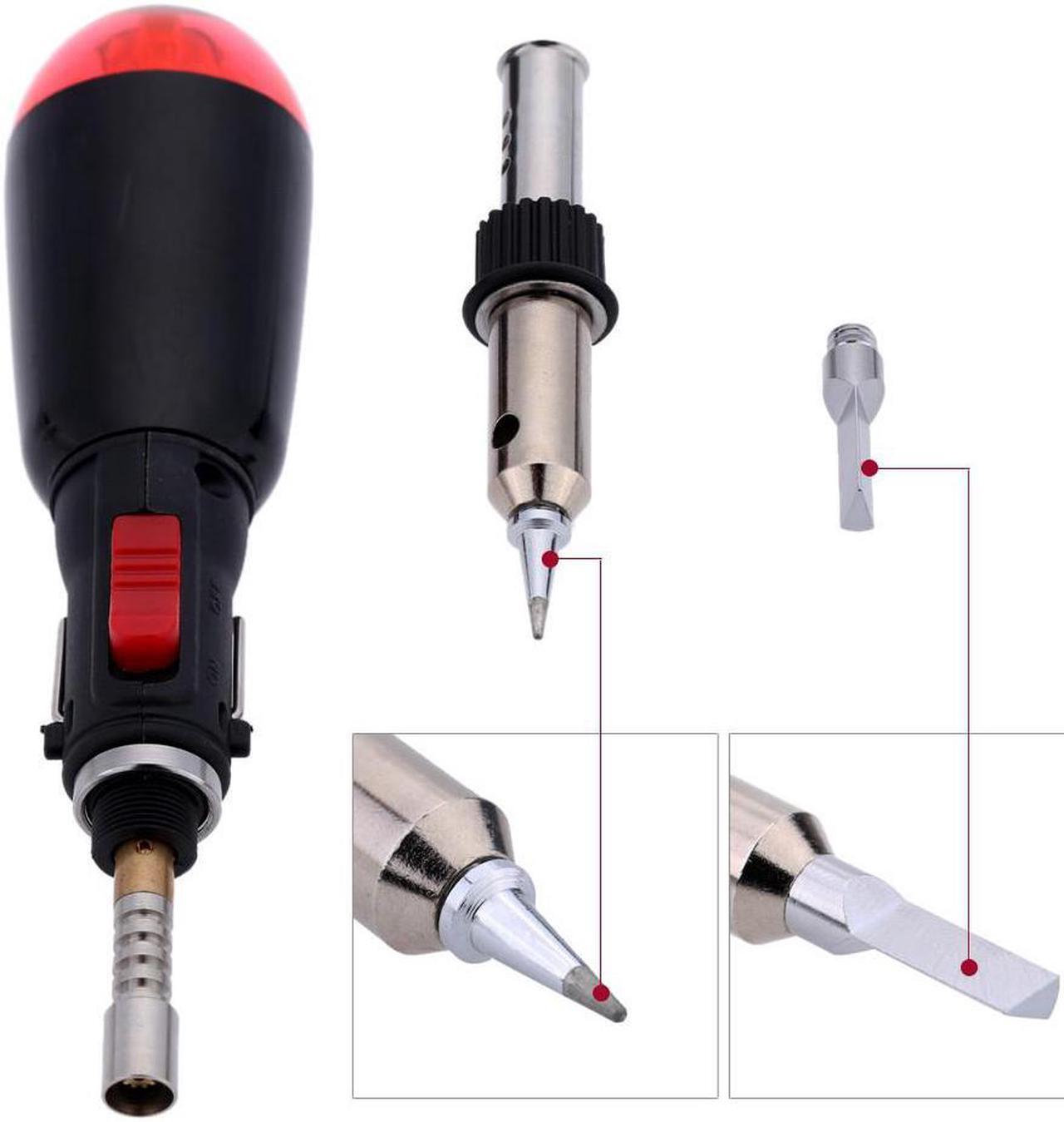 Main image of 3 in 1 Pure Butane Gas Soldering Solder Iron Pen 12ml Temperature 1300 degrees Heat Gun Welding Equipment for Outdoor Repair
