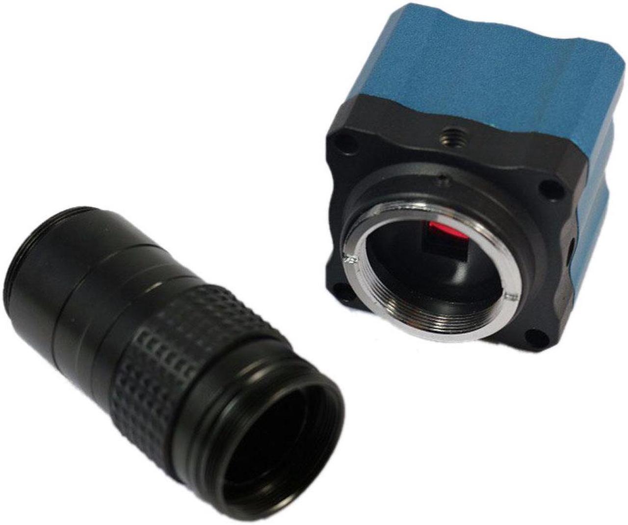 Alt view image 3 of 6 - Mini Digital Microscope Optical Lens Industrial Camera 5x-100x Magnification VGA Output Camera