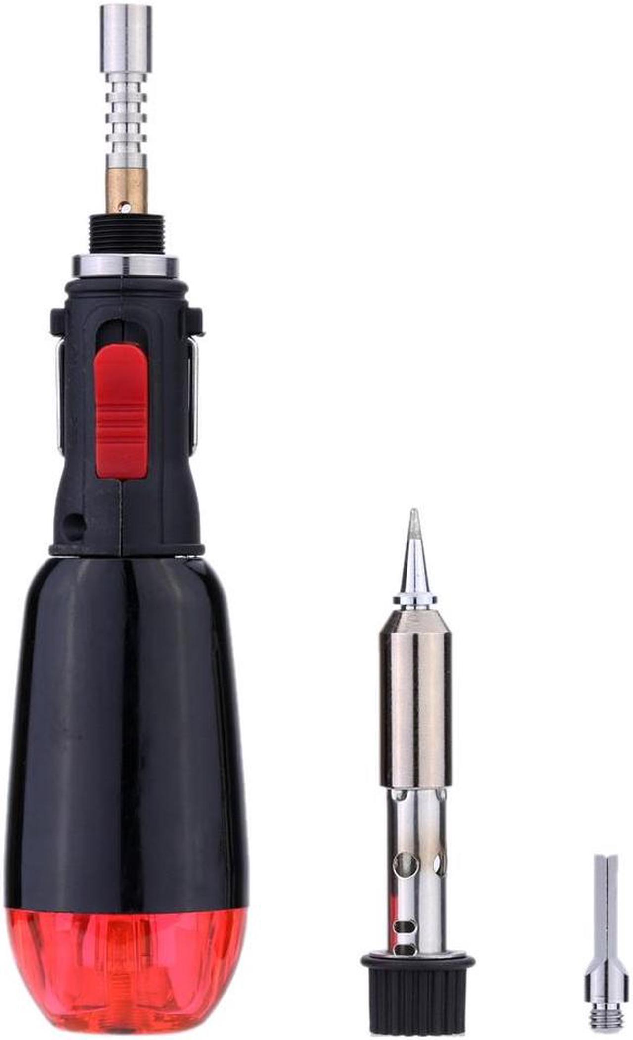 Alt view image 4 of 4 - 3 in 1 Pure Butane Gas Soldering Solder Iron Pen 12ml Temperature 1300 degrees Heat Gun Welding Equipment for Outdoor Repair