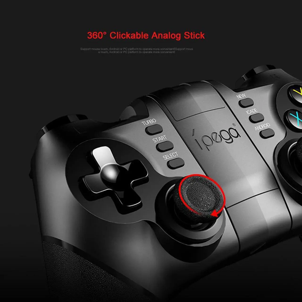 Alt view image 2 of 7 - iPega PG-9076 Bluetooth & 2.4G Wireless Version Gamepad Game Controller