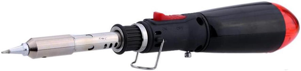 Alt view image 3 of 4 - 3 in 1 Pure Butane Gas Soldering Solder Iron Pen 12ml Temperature 1300 degrees Heat Gun Welding Equipment for Outdoor Repair