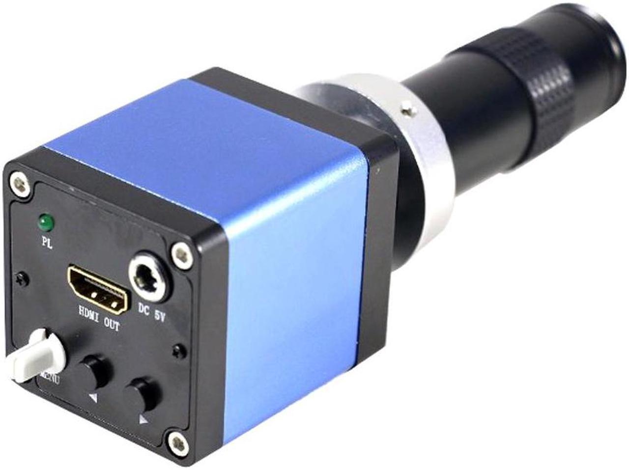 Alt view image 2 of 3 - New High Speed HDMI Digital Industry Microscope Camera & 120X C-Mount Optical Lens Ultra-long-range observation