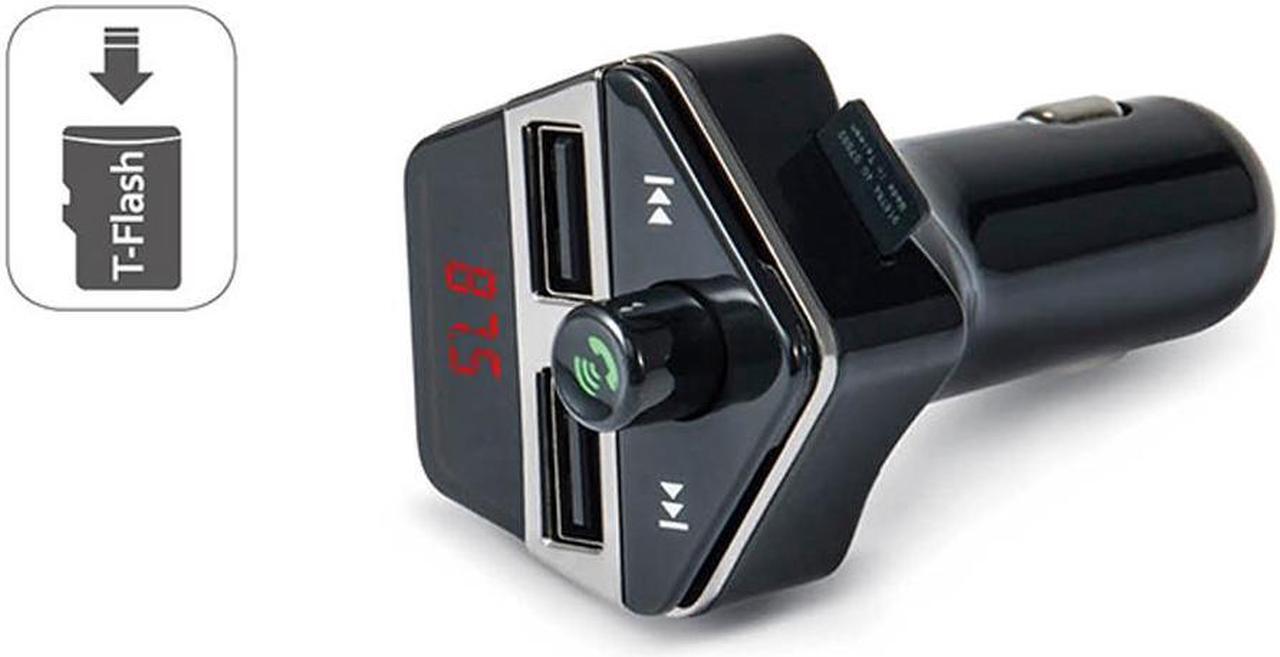 Alt view image 2 of 7 - Car LCD Bluetooth MP3 Music Player Kit Auto Radio Player Hands-free FM Transmitter Charger for Phones Extend MP3 USB TF