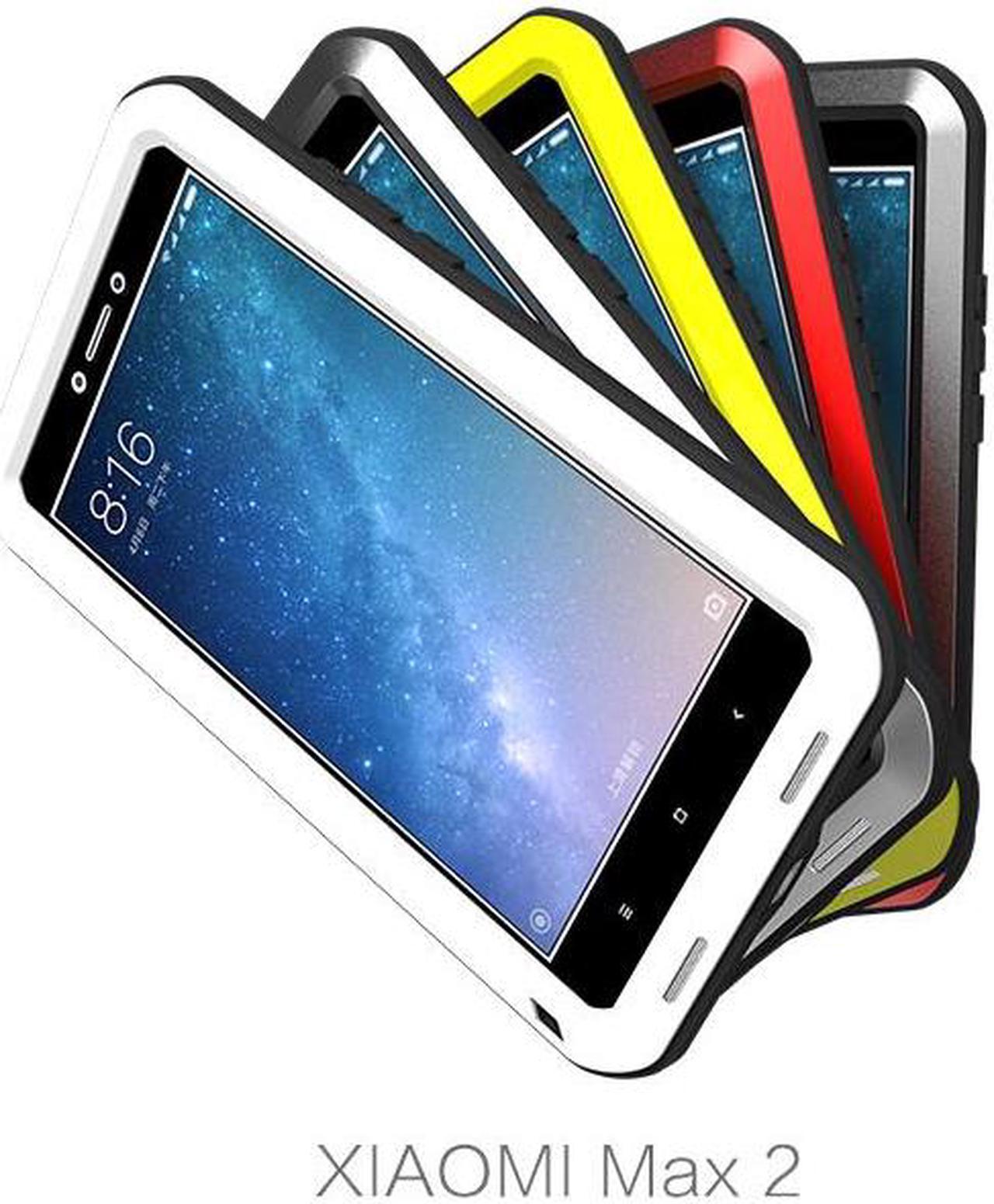 Alt view image 3 of 7 - Love Mei Shockproof Waterproof Metal Aluminum Case For  XIAOMI Max 2 - Yellow
