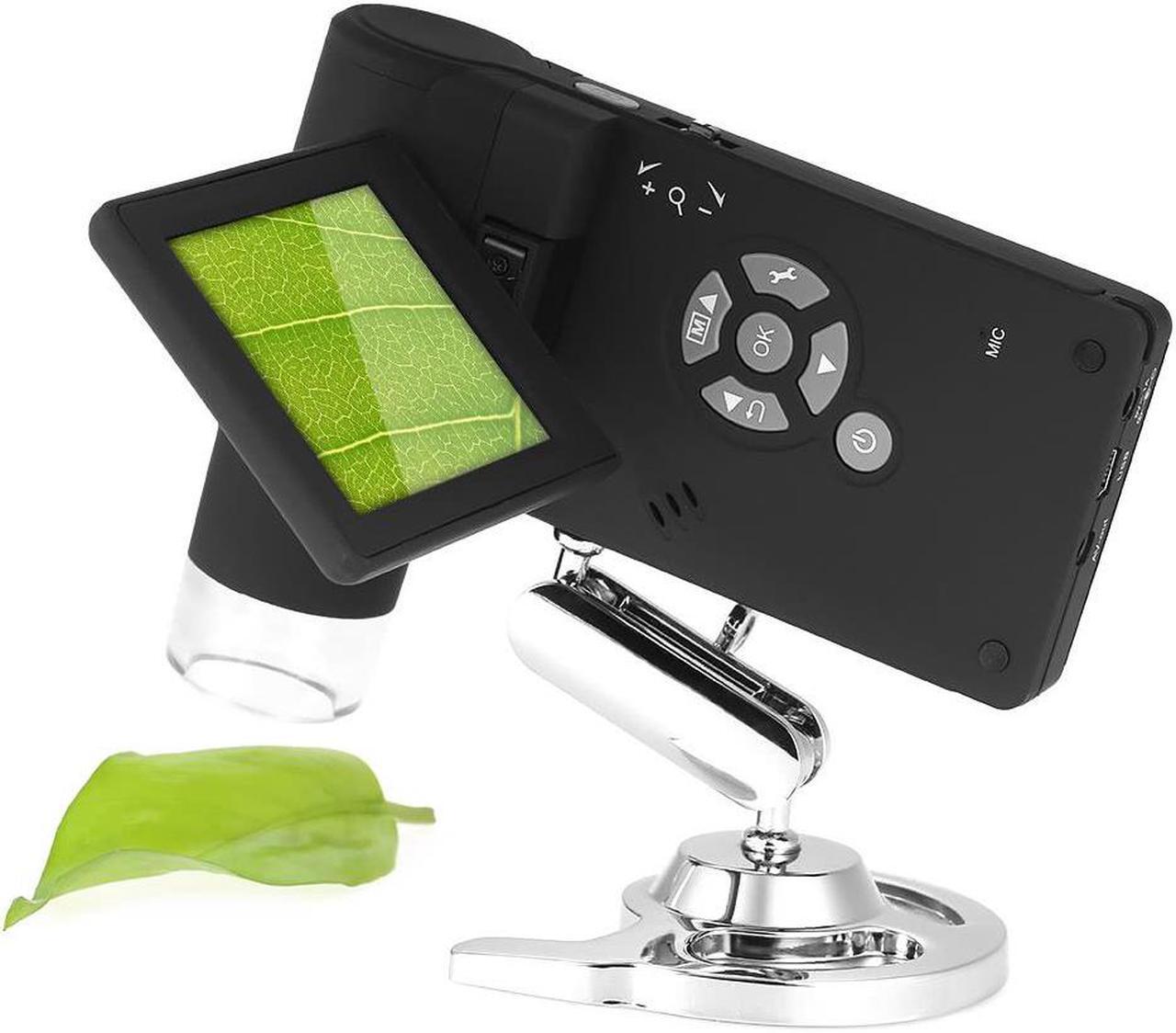 Main image of Professional Portable Handheld Mobile 3" LCD Digital Microscope 5M 10-500X up to 1200x By Digital Magnification Photo and Video Capture