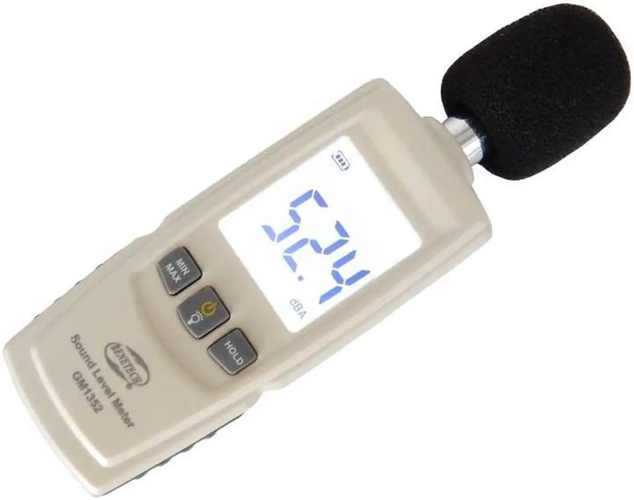 Alt view image 3 of 6 - 30-130dB Digital sound Level Meter Noise Tester GM1352 in Decibels LCD Screen Noisemeter With Blister Pack