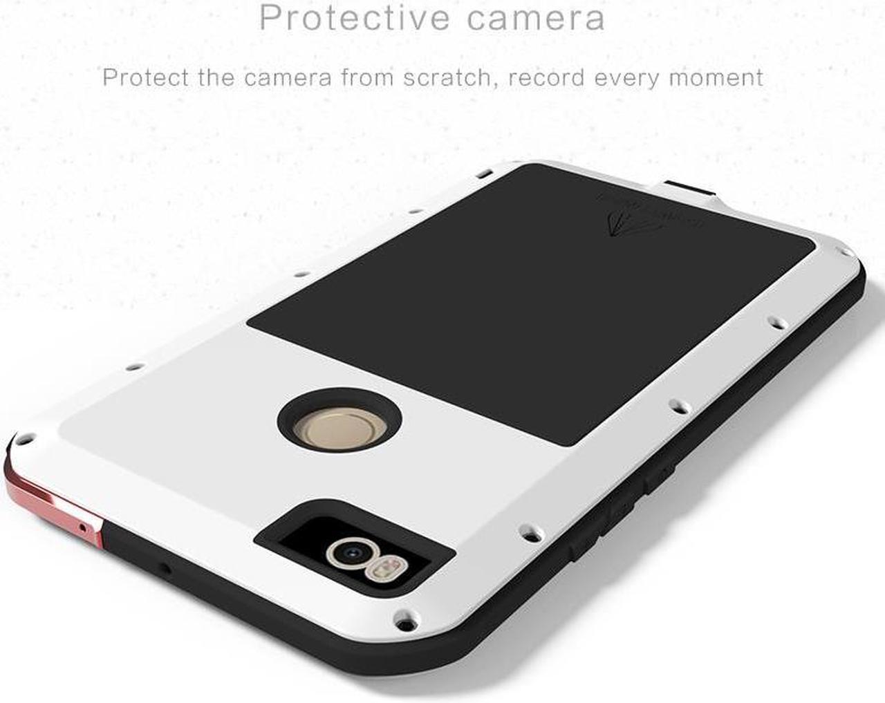 Alt view image 7 of 7 - Love Mei Shockproof Waterproof Metal Aluminum Case For  XIAOMI Max 2 - Yellow