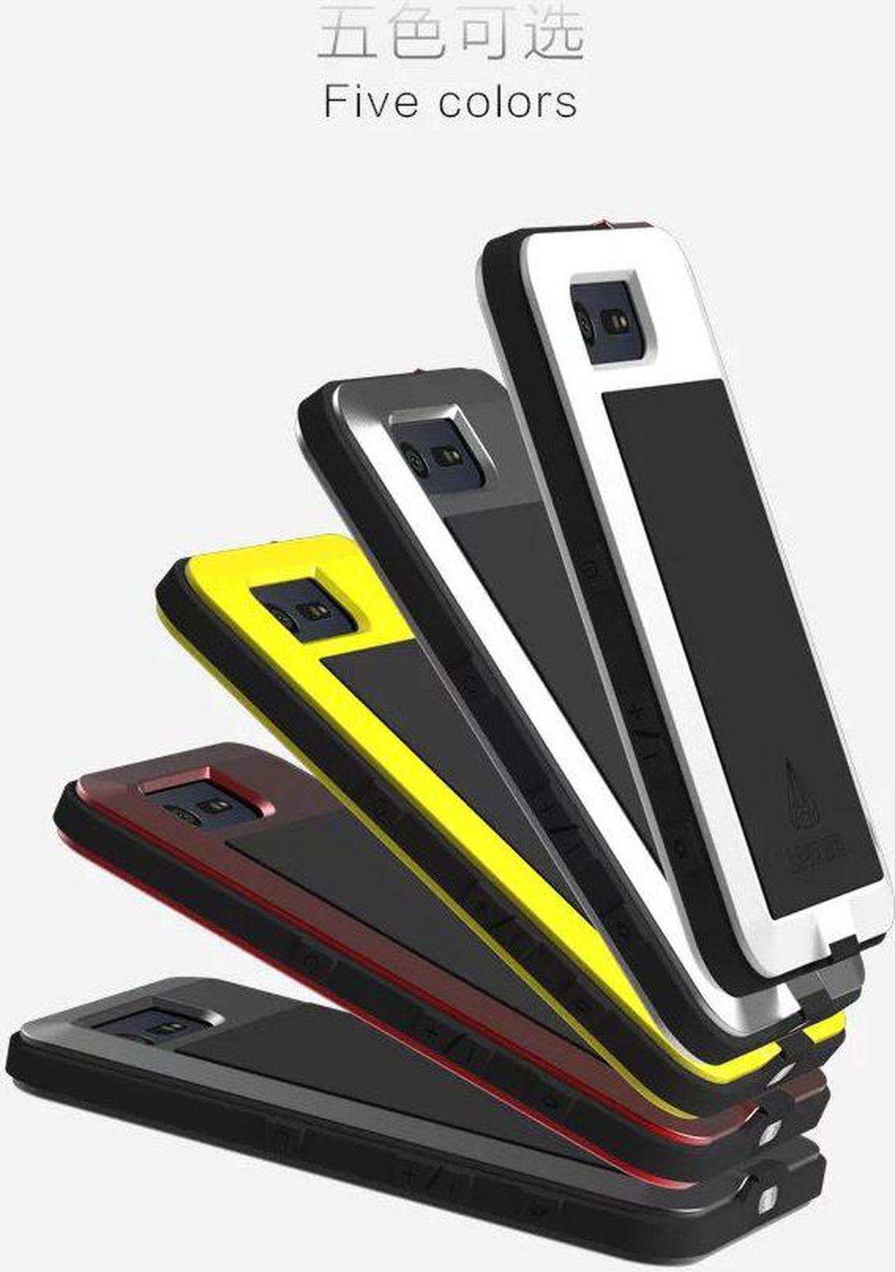 Alt view image 4 of 7 - Love Mei Shockproof Waterproof Metal Aluminum Case For Sony Xperia X Compact - Red