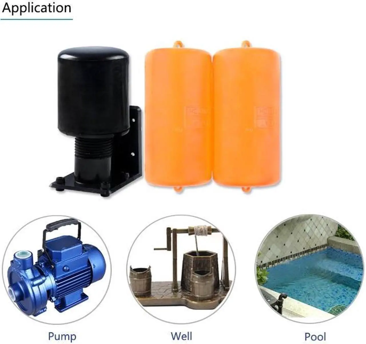 Alt view image 2 of 7 - Hot Sale 1.2M Controller Float Switch Liquid Switches Liquid Fluid Water Level Float Switch Controller Contactor Sensor