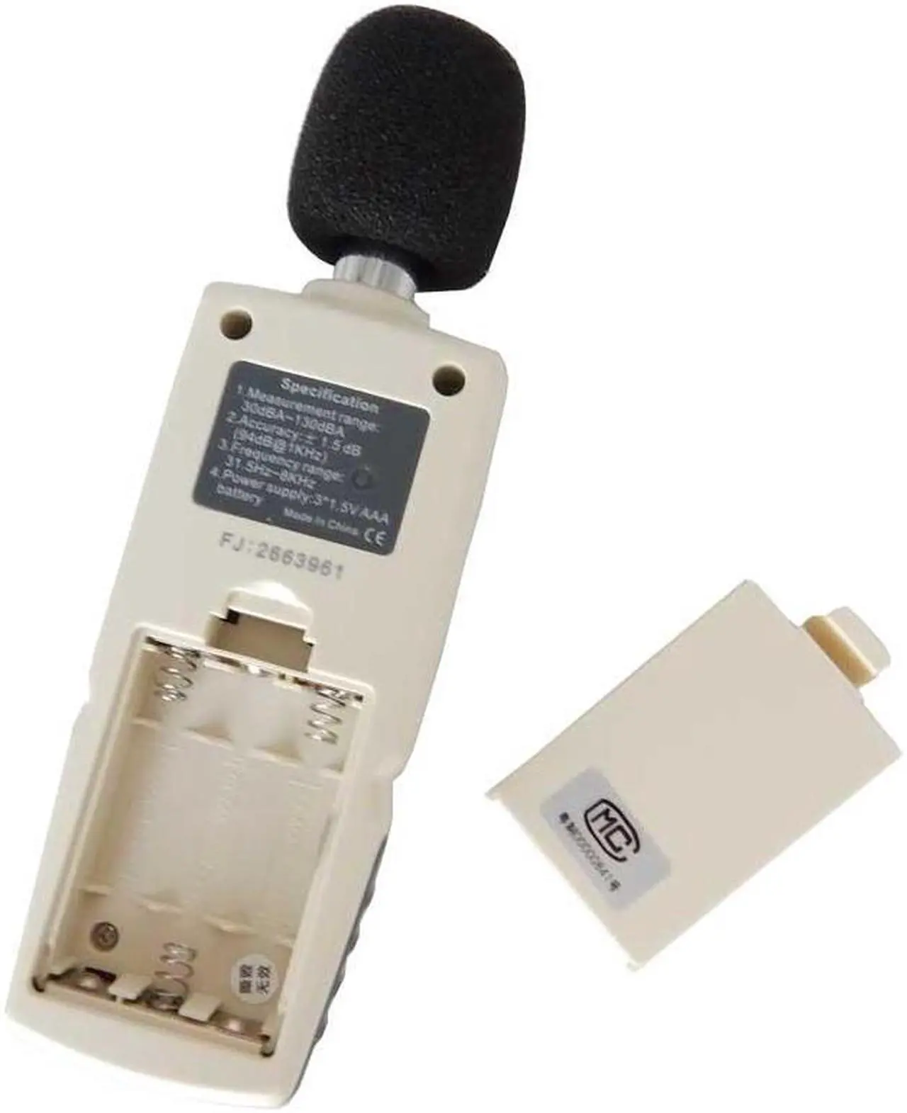 Alt view image 5 of 6 - 30-130dB Digital sound Level Meter Noise Tester GM1352 in Decibels LCD Screen Noisemeter With Blister Pack