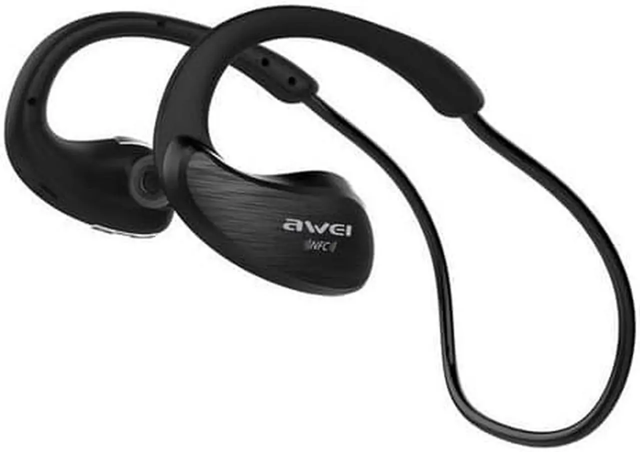 Main image of AWEI A885BL Bluetooth Earphones Wireless Headphone With Microphone NFC APT-X Sport Headset Cordless Earpiece (Black)