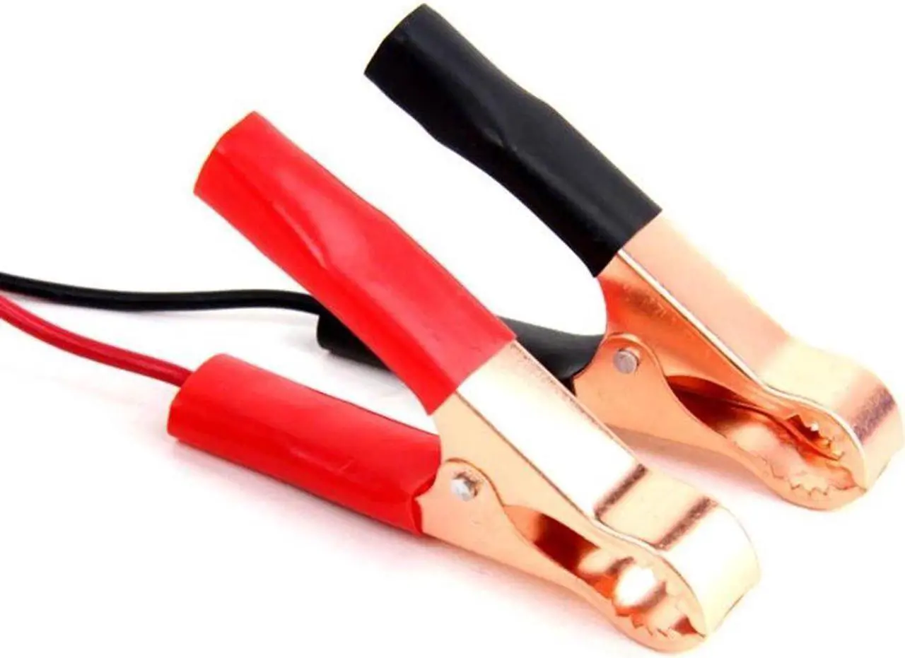 Alt view image 4 of 6 - Cigarette Lighter Battery Clip-on Car Cigarette Lighter Socket 50A 18AWG Adapter Car Battery Pump Alligator Extension Cord with Battery Clamp