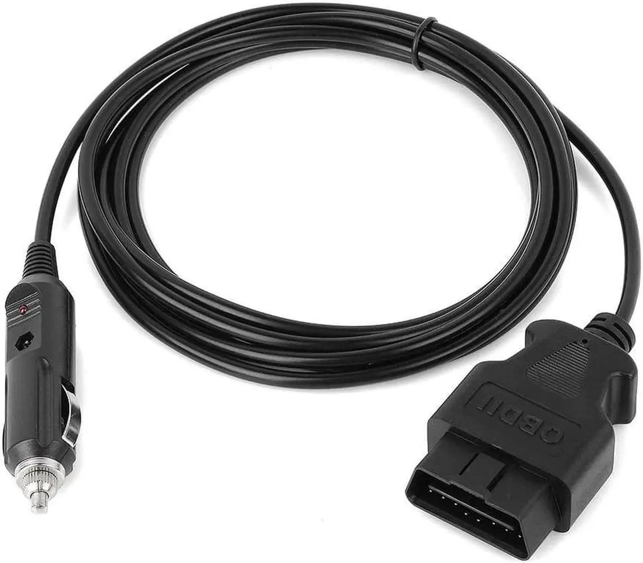 Alt view image 4 of 5 - OBD? Vehicle ECU Emergency Power Supply Cable Car Memory Saver (3Meter) Cable Adapter with Alligator Clip-On Cigarette Lighter Power Socket