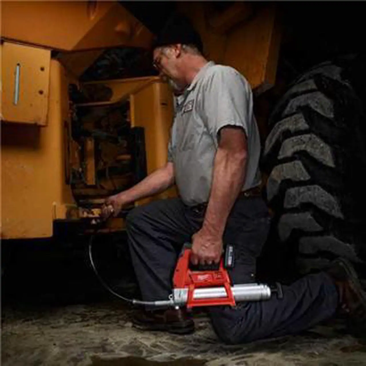 Alt view image 3 of 17 - Milwaukee 2446-20 Grease Gun