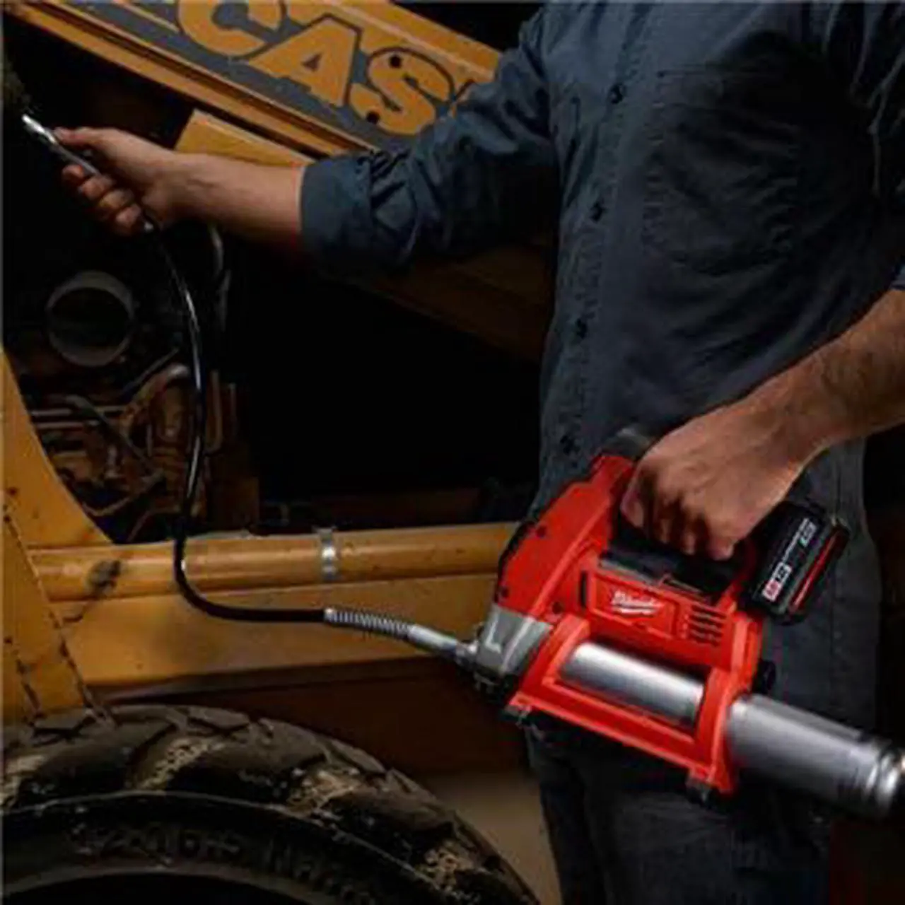 Alt view image 6 of 17 - Milwaukee 2446-20 Grease Gun