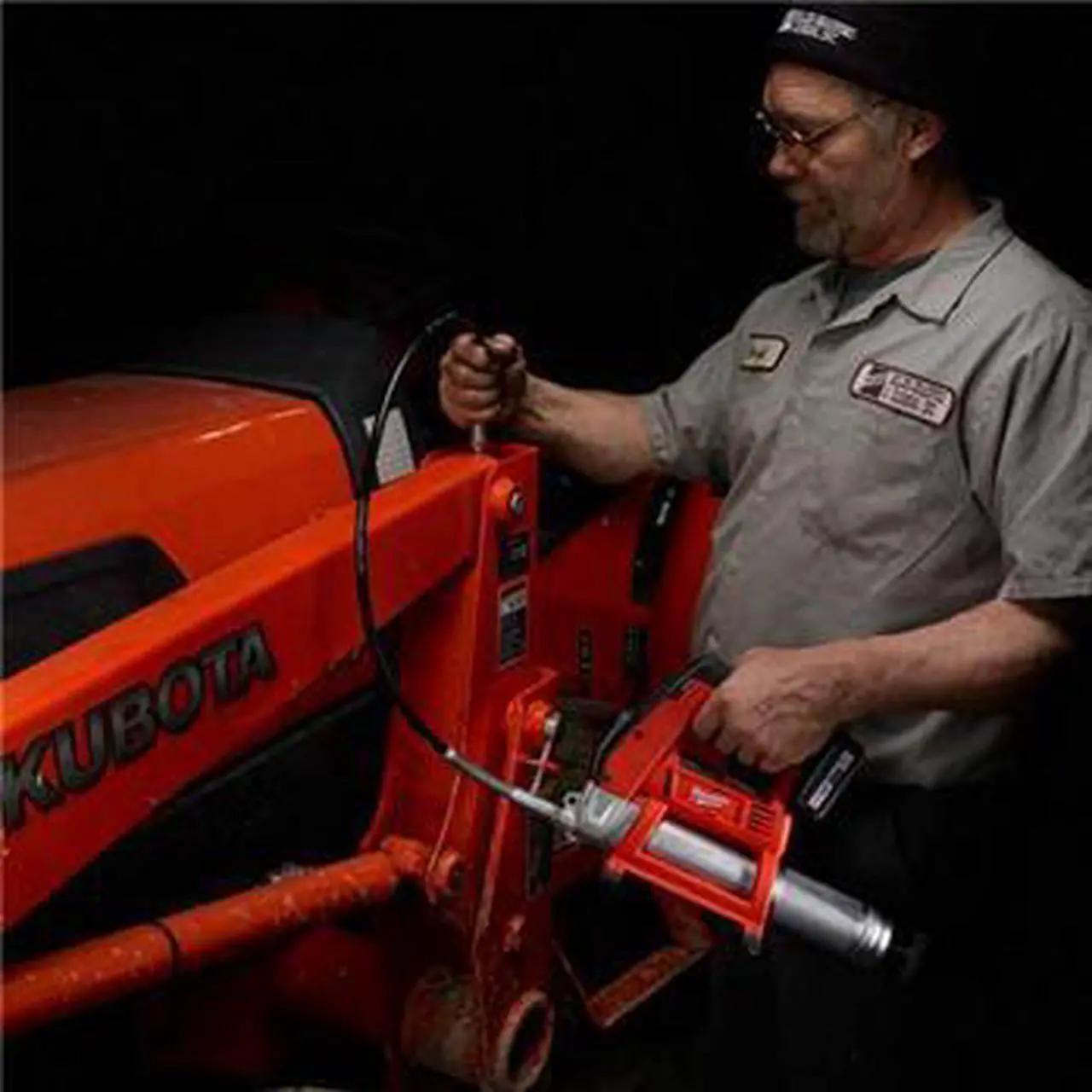 Alt view image 7 of 17 - Milwaukee 2446-20 Grease Gun