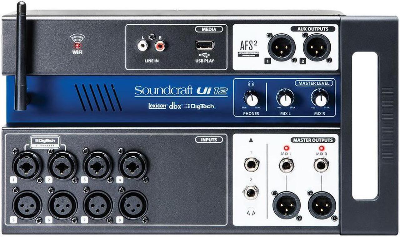 Alt view image 7 of 8 - Soundcraft Ui-12 - 12 Input Remote-Controlled Digital Mixer